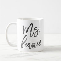 Frau Fiancé Inky Trendy Lettering