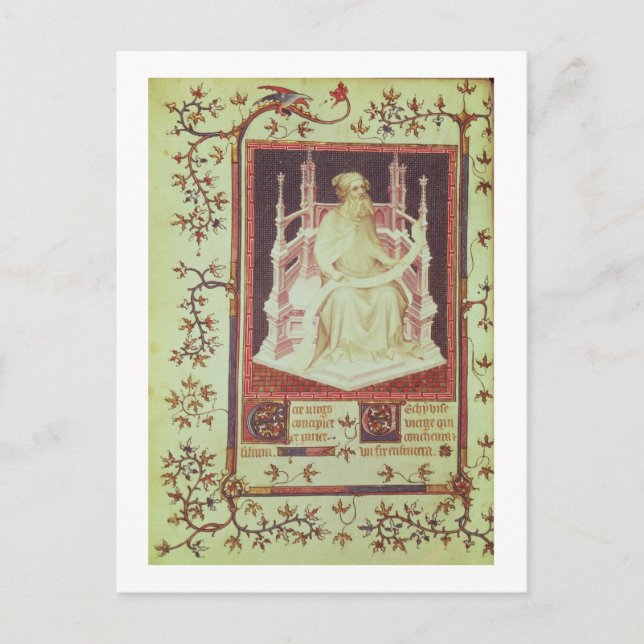 Frau Fr 13091 f.11v Der Prophet Isaiah, aus den Ps Postkarte (Vorderseite)