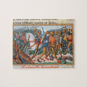 Frau Fr 5054 f.11 der Kampf von Agincourt, 1415, Puzzle