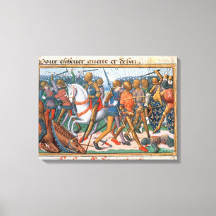Frau Fr 5054 f.11 Die Schlacht von Agincourt, 1415 Leinwanddruck