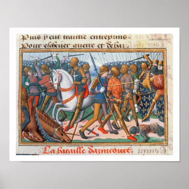 Frau Fr 5054 f.11 Die Schlacht von Agincourt, 1415 Poster (Vorne)