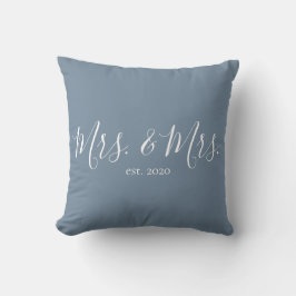 Frau & Frau Throw Pillow für das neue Jahr Kissen