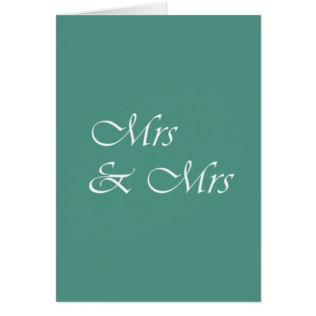 Frau & Frau Typografie (Vorne)