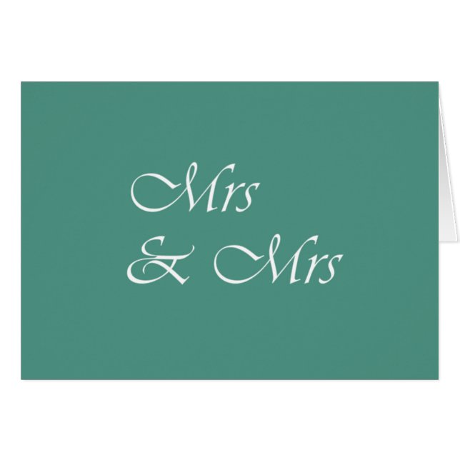 Frau & Frau Typografie (Vorderseite (Horizontal))