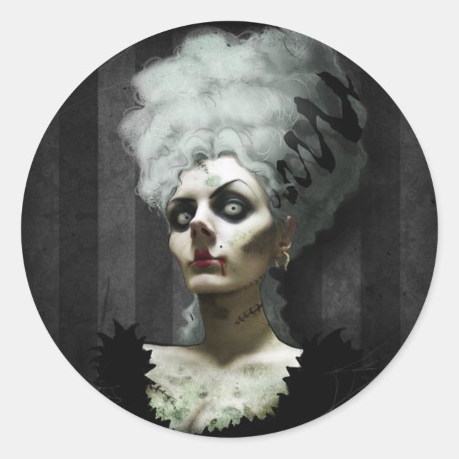 Frau Fright Sticker (Vorderseite)