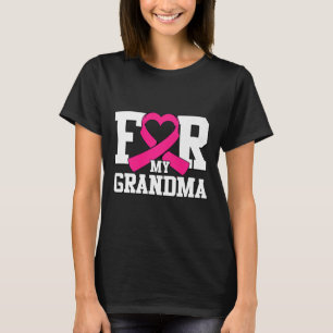 Frau für mein Oma Brustkrebs Bewusstsein rosa T-Shirt