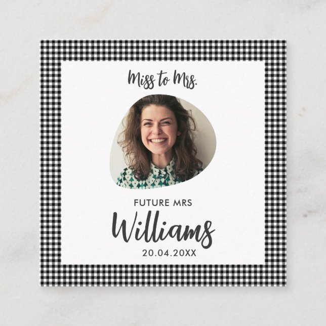 Frau Future Frau Modern Boho Begleitkarte (Vorderseite)