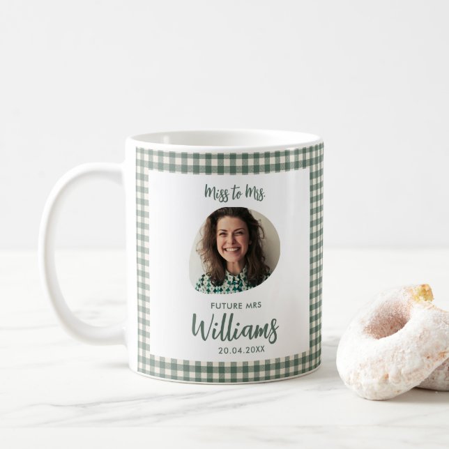 Frau Future Frau Modern Boho Kaffeetasse (Mit Donut)