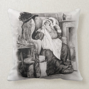 Frau Gamp, von 'Charles Dickens: Ein Klatsch über Kissen