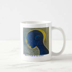 Frau gemacht vom Kosmos (Kopf) /Mug Kaffeetasse