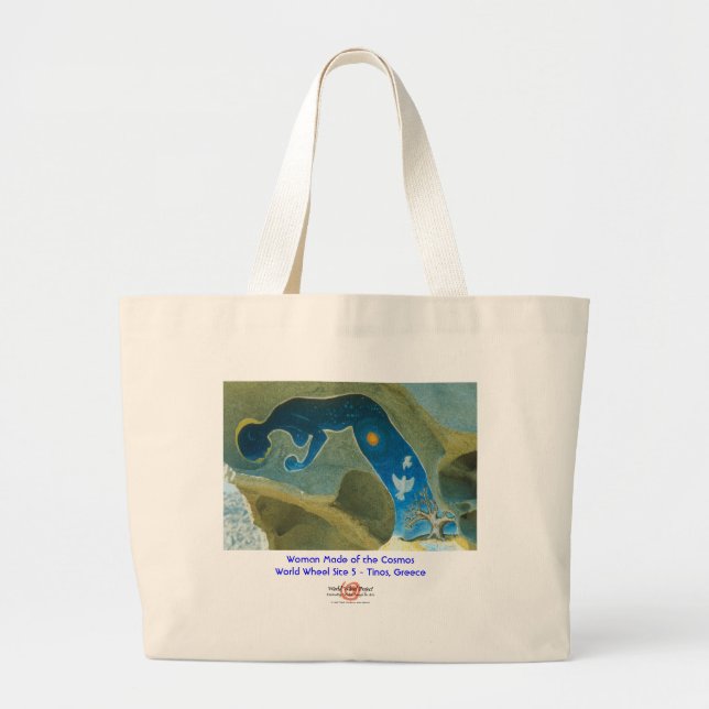 Frau gemacht vom Kosmos/von der Tasche (Vorne)