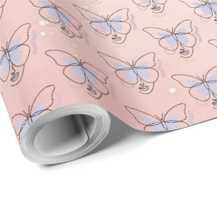 Frau Geschenkpapier