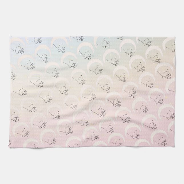 Frau Geschirrtuch (Horizontal)