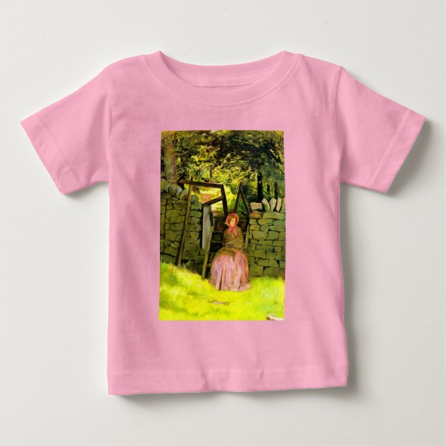 Frau Gewartet (von John Everett Millais) Baby T-shirt (Vorderseite)