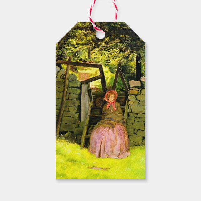 Frau Gewartet (von John Everett Millais) Geschenkanhänger (Vorderseite)