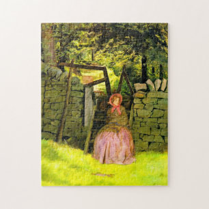 Frau Gewartet (von John Everett Millais) Puzzle