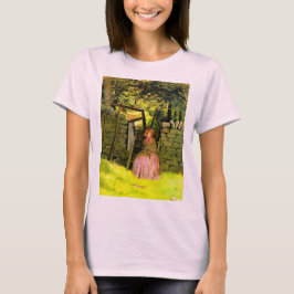 Frau Gewartet (von John Everett Millais) T-Shirt