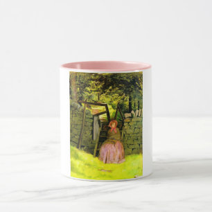 Frau Gewartet (von John Everett Millais) Tasse