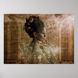 Frau Ghost halloween Poster