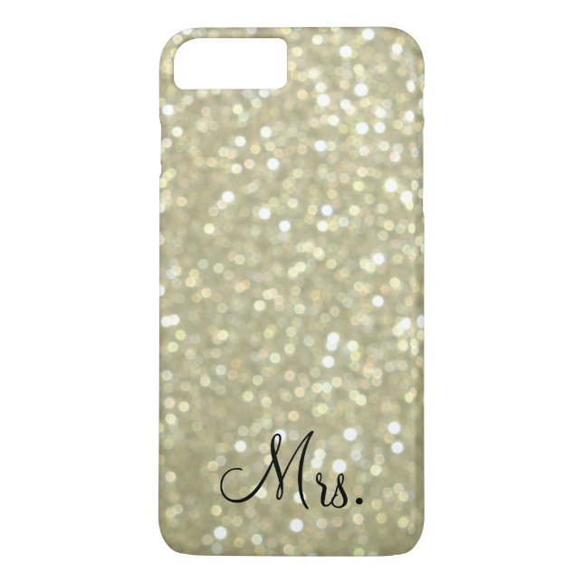 Frau Glittery Gold iPhone 7 Plus Fall Case-Mate iPhone Hülle (Rückseite)