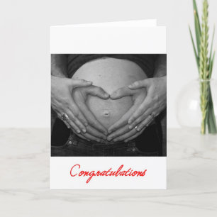 Frau, Glückwunsch! Karte