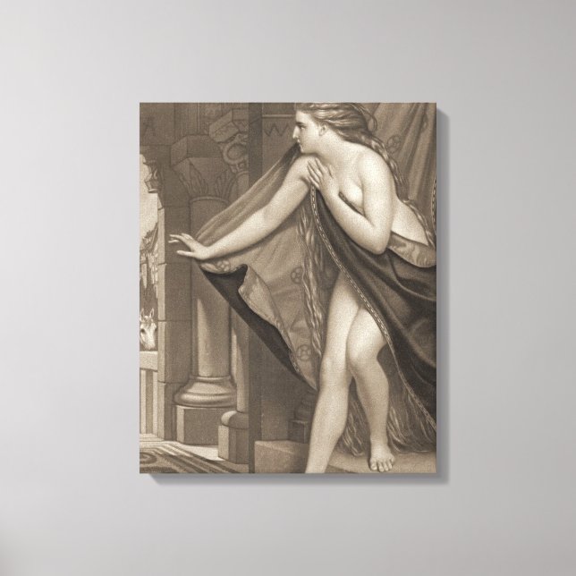 Frau Godiva 1873 Leinwanddruck (Vorderseite)
