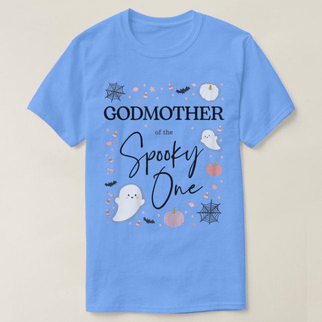 Frau Godmutter von Spooky One Girl Erster Geburtst T-Shirt (Design vorne)
