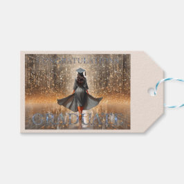 Frau Graduate Herzlichen Glückwunsch Geschenkanhänger