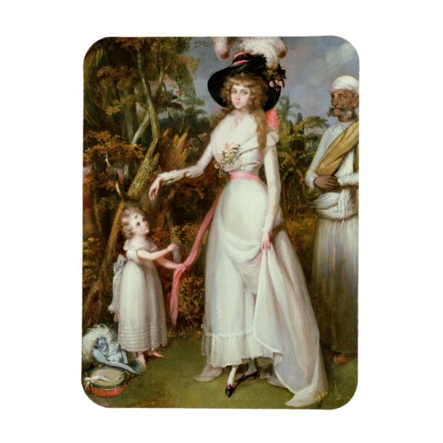 Frau Graham von Kinross, ihre Tochter und eine Jam Magnet (Vertikal)