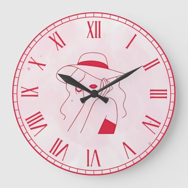 Frau Große Wanduhr (Vorderseite)