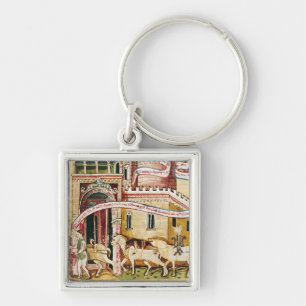 Frau H.V-5 Taxing die Kaufleute Schlüsselanhänger