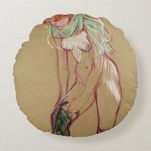 Frau Henrides Toulouse-Lautrec , die ihr S Rundes Kissen