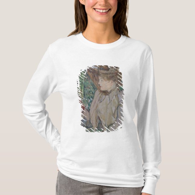 Frau Henrides Toulouse-Lautrec | mit Handschuhen, T-Shirt (Vorderseite)