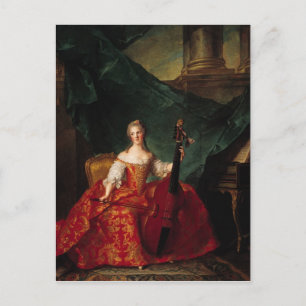 Frau Henriette de France vor Gericht Postkarte