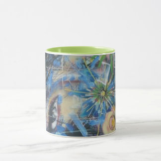 Frau hinter den Kunstprojekten. Mug Tasse