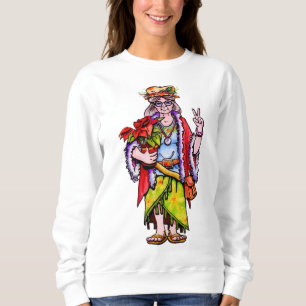 Frau Hippie Santa Sweatshirt