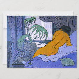 Frau im Blauen Raum (von Paul Ranson) Karte