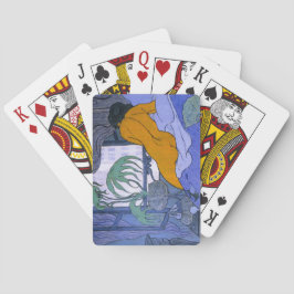 Frau im Blauen Raum (von Paul Ranson) Spielkarten