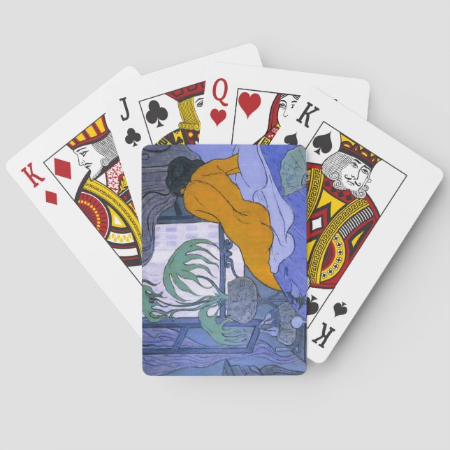 Frau im Blauen Raum (von Paul Ranson) Spielkarten (Rückseite)