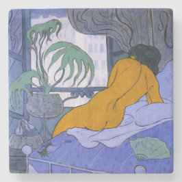 Frau im Blauen Raum (von Paul Ranson) Steinuntersetzer