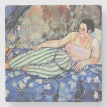 Frau im blauen Schlafzimmer (von Suzanne Valadon)
