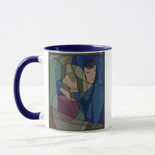 Frau im Brunnen: Tasse