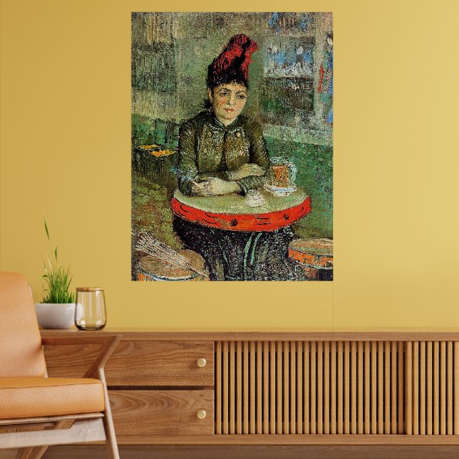 Frau im Café Tambourin, Poster (Wohnzimmer 2)
