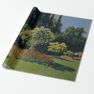 Frau im Garten - Claude Monet Geschenkpapier