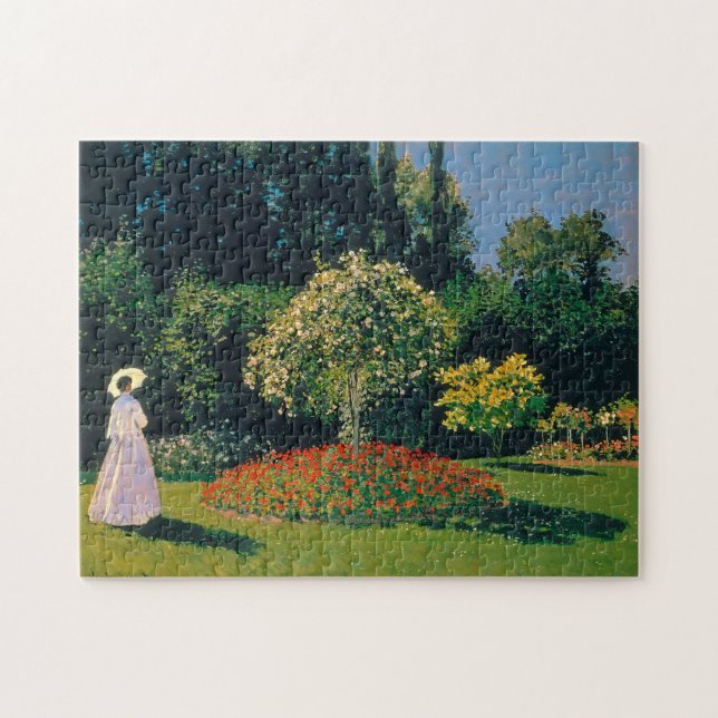 Frau im Garten, Monet Puzzle (Horizontal)