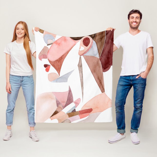 Frau im goldenen Zeitalter Fleecedecke (Beispiel)