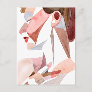 Frau im goldenen Zeitalter Postkarte