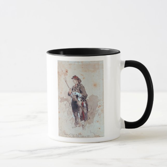 Frau im Hotel de Ville Tasse (Rechts)