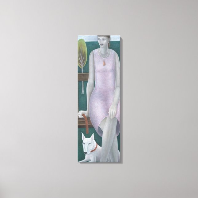 Frau im Park 2006 Leinwanddruck (Vorderseite)