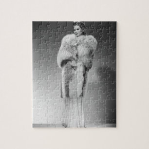 Frau in Abends-Kleid 2 Puzzle